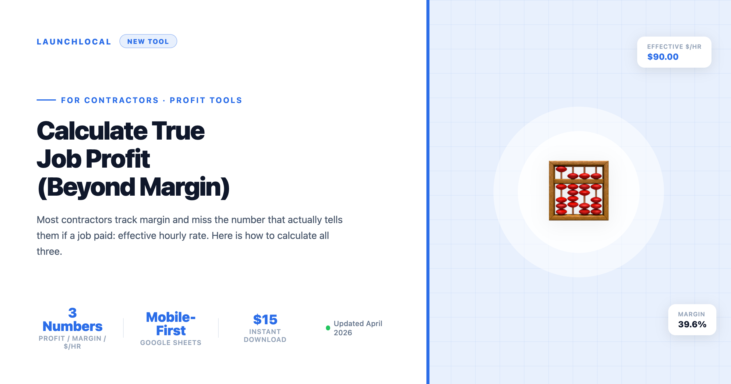 How to Calculate True Job Profit as a Contractor — LaunchLocal