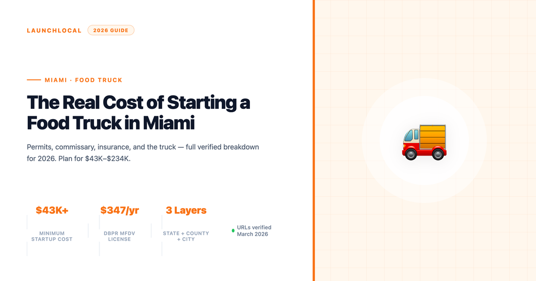 The Real Cost of Starting a Food Truck in Miami in 2026