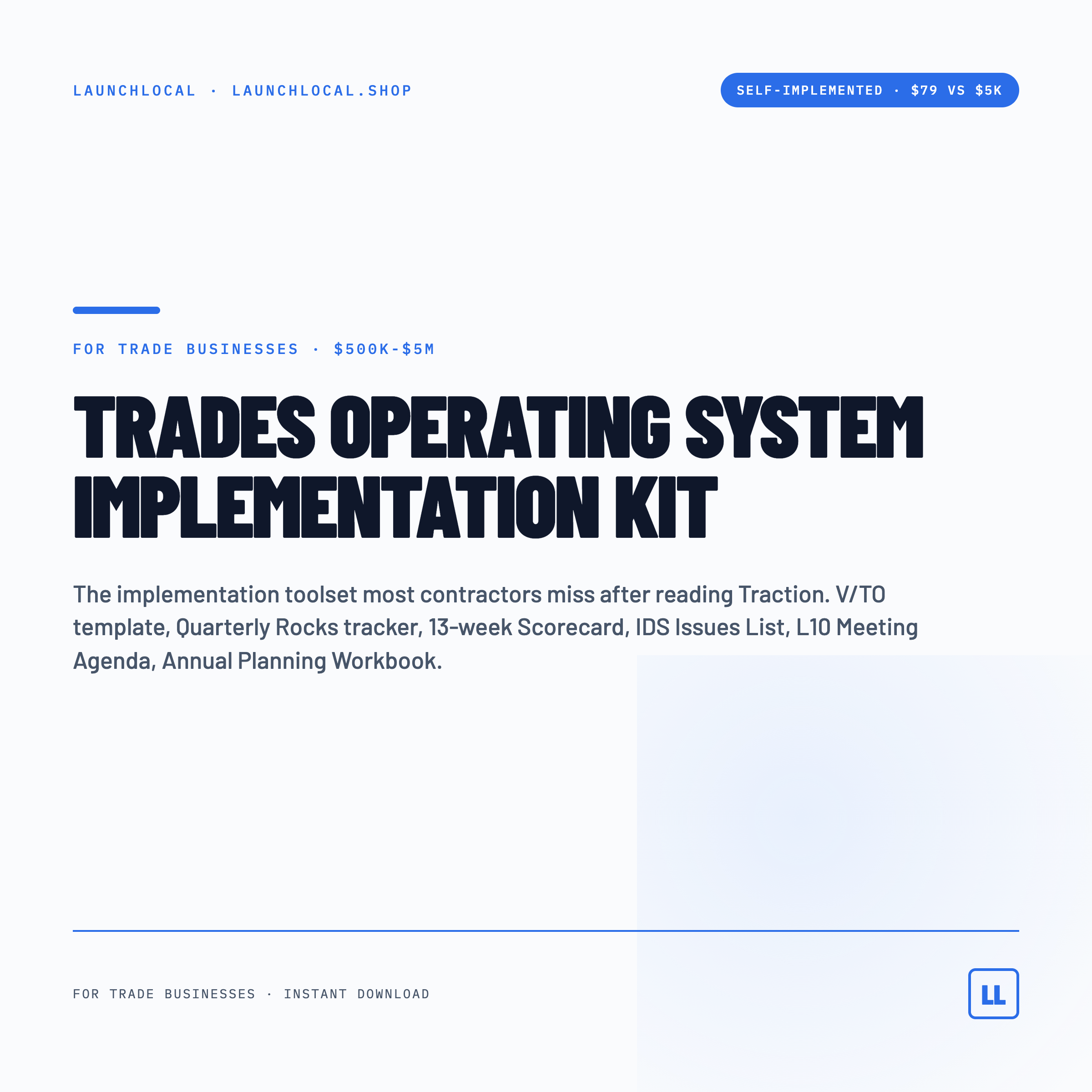 Trades Operating System Implementation Kit — preview