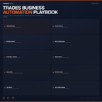Trades Business Automation Playbook - 10 Systems 37 Templates