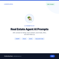 Real Estate Agent AI Prompts Kit — 200+ Prompts for ChatGPT & Claude